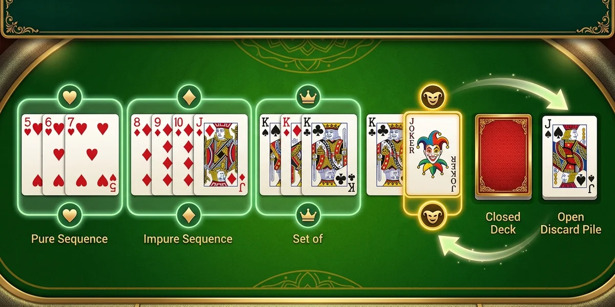 How to Play Rummy — Rules, Sequences & Sets Explained