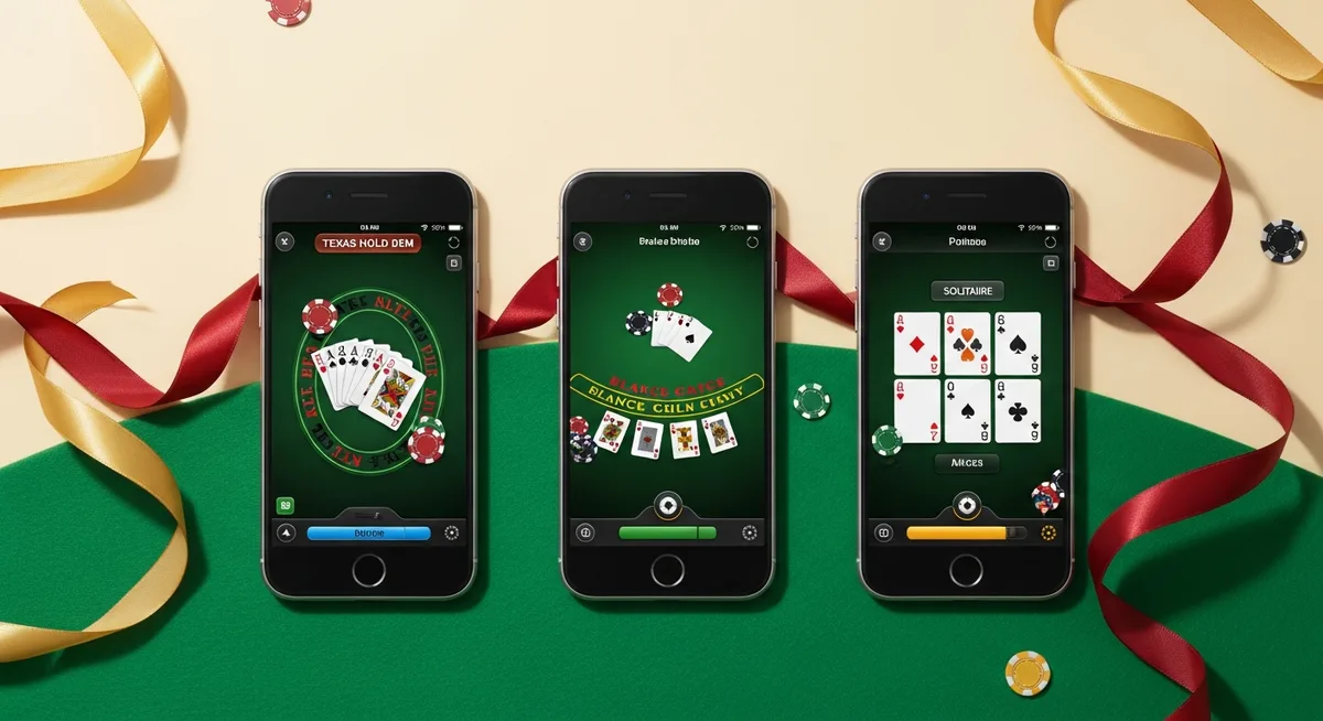 New rummy apps in 2026 — phones showing rummy card games