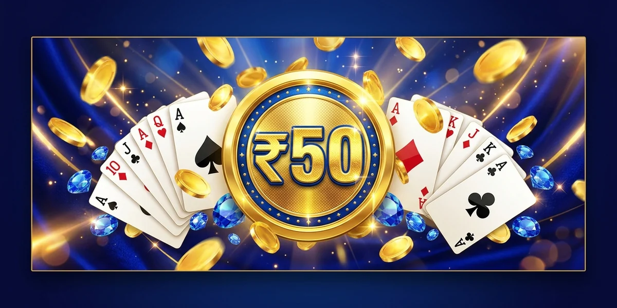 Rummy ₹50 Bonus Apps — Claim ₹50 Free on Signup